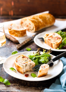 Sundried Tomato Chicken Wellington Recipe & Wine Pairing