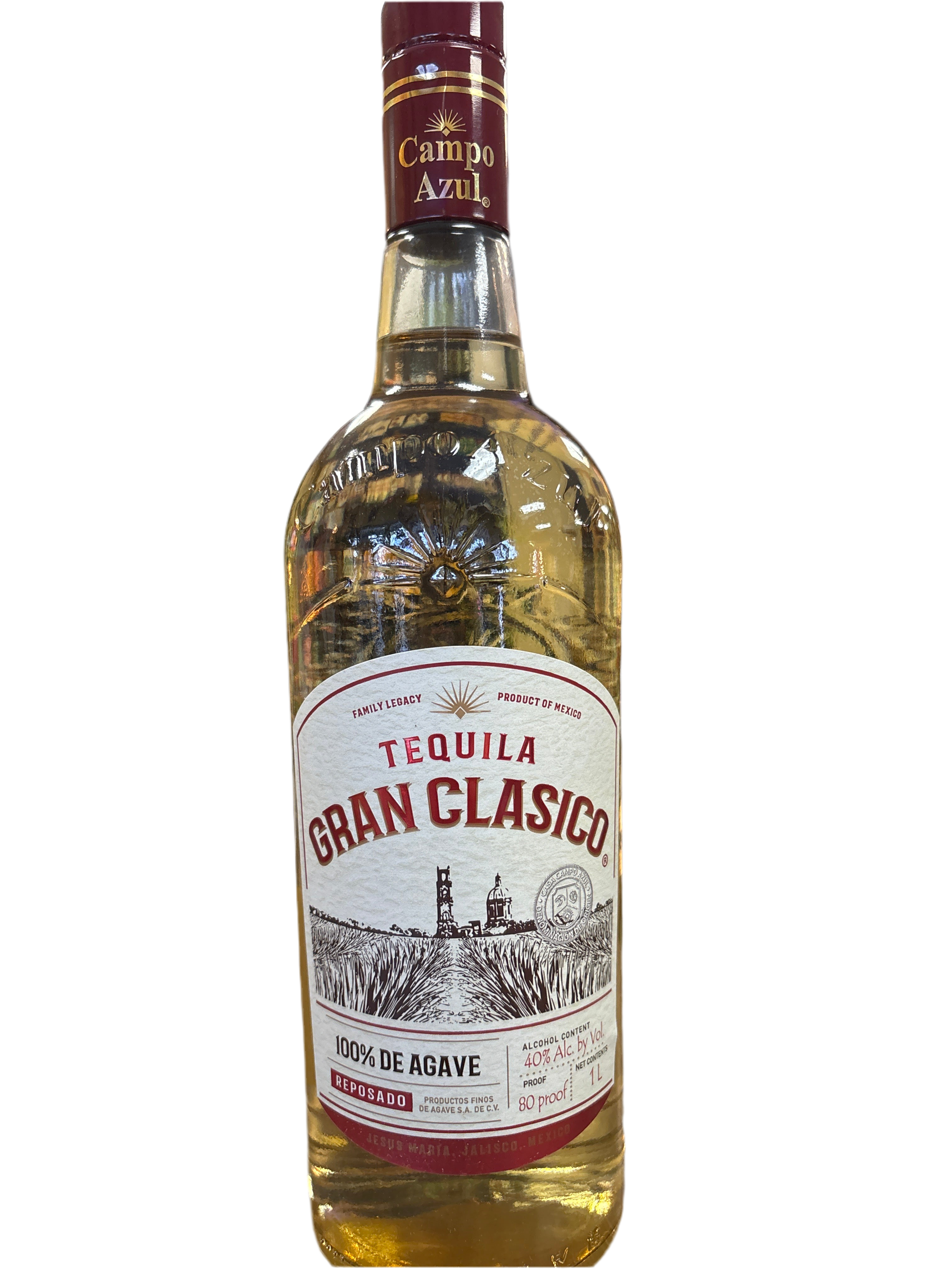 campo agave Campo Azul Gran Clasico Tequila Reposado, Jalisco, Mexico – Wine Dispensary