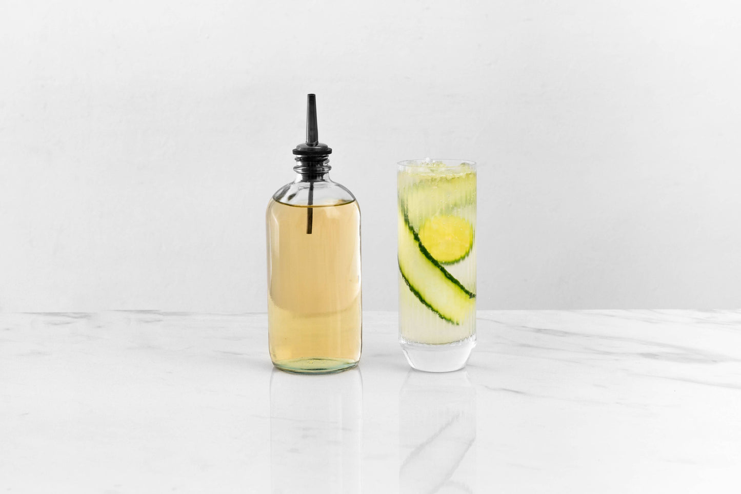 A Bar Above Black Pour Spouts