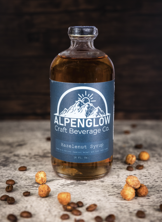 Alpenglow Cocktail Company Hazelnut Syrup, Washington