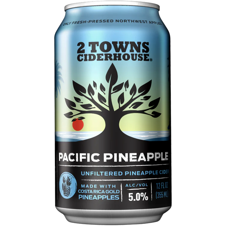 2 Towns Ciderhouse 'Pacific Pineapple' Cider, Oregon