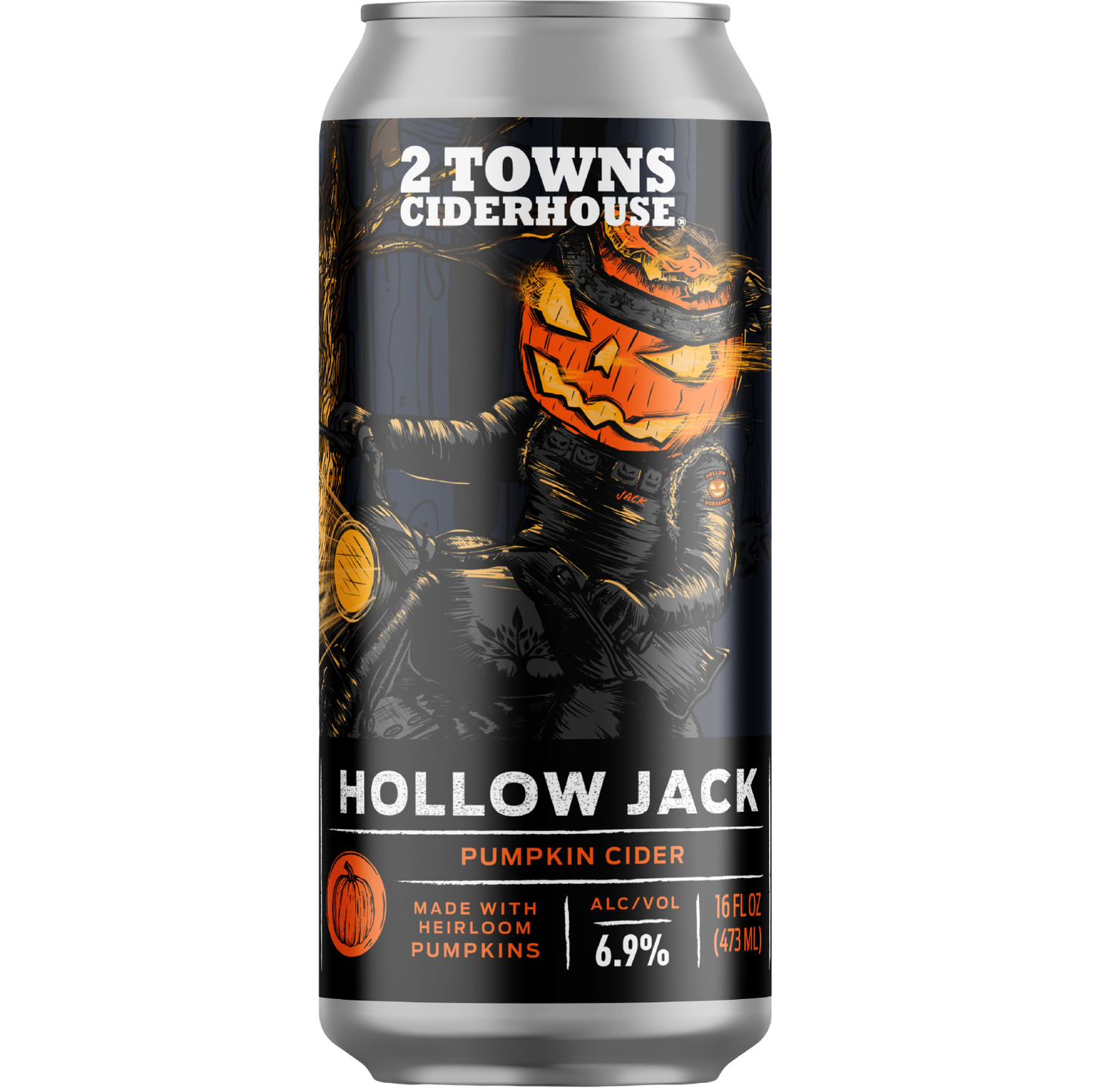2 Towns Ciderhouse 'Hollow Jack' Pumpkin Cider, Oregon