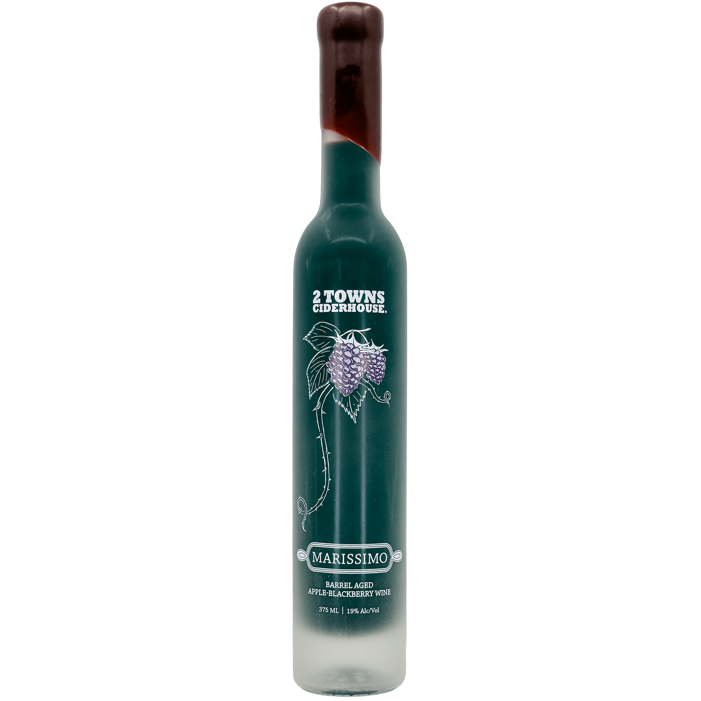 2 Towns Ciderhouse 'Marissimo' Barrel-Aged Blackberry Wine, Oregon