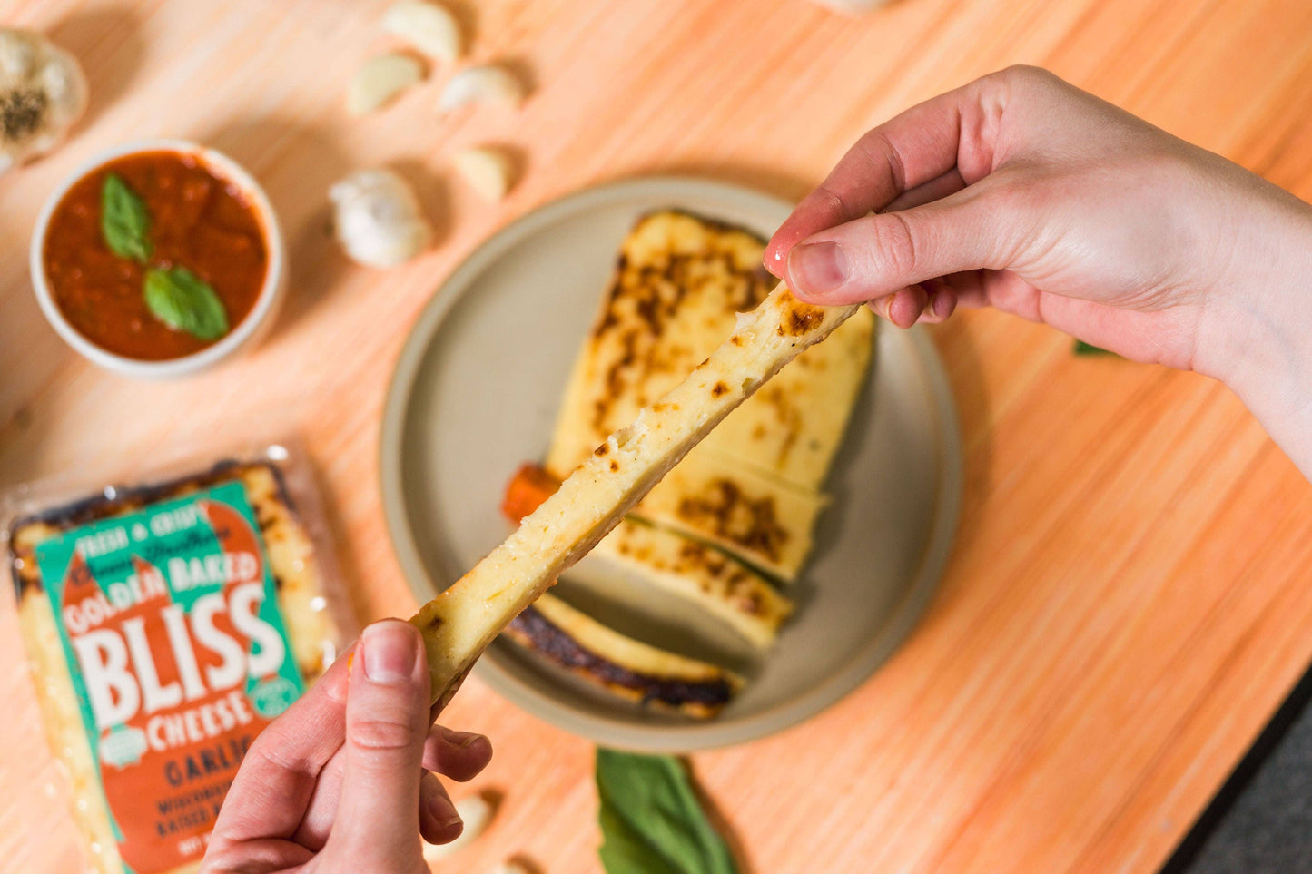 Cheese Brothers Garlic Golden Baked Bliss Cheese, Wisconsin