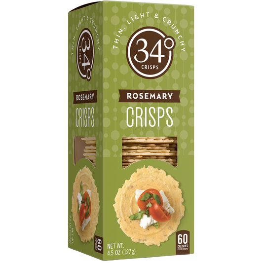 34 Degree 'Rosemary Crisps' Crackers, Colorado