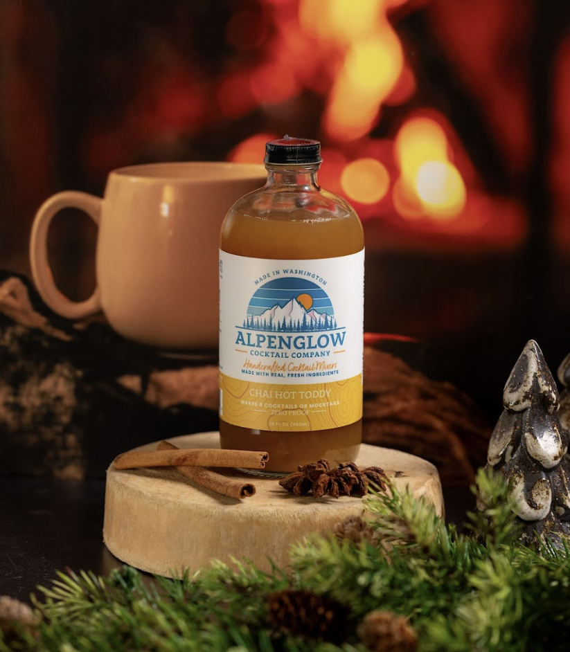 Alpenglow Cocktail Company Chai Hot Toddy Cocktail Mix, Washington