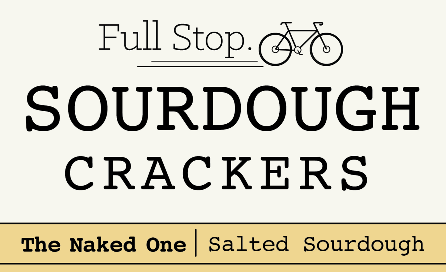 Full Stop Bakery Olive Oil & Sea Salt Sourdough Crackers, Colorado