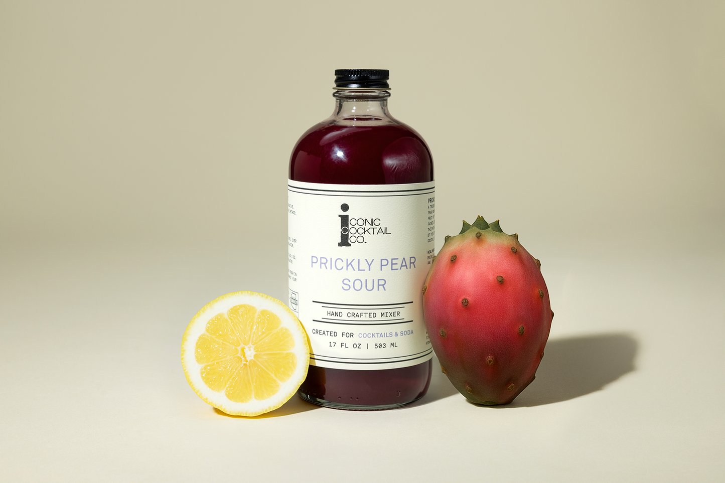 Iconic Cocktail Co. Prickly Pear Sour Handcrafted Cocktail Mixer, Arizona