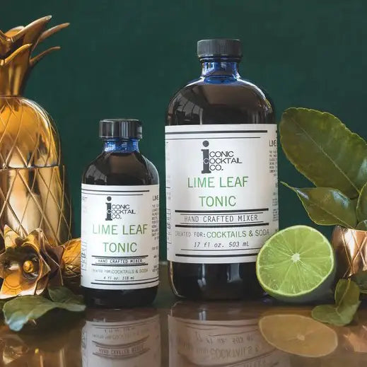 Iconic Cocktail Co. Lime Leaf Tonic Handcrafted Cocktail Mixer, Arizona