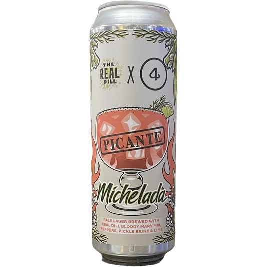 4 Noses Brewing Co. X The Real Dill 'Michelada Picante' Pale Lager Beer, Colorado, USA
