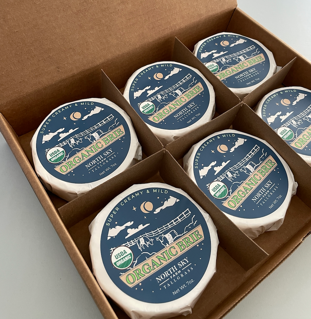 North Sky Farm ‘Tallgrass’ Organic Brie, Illinois