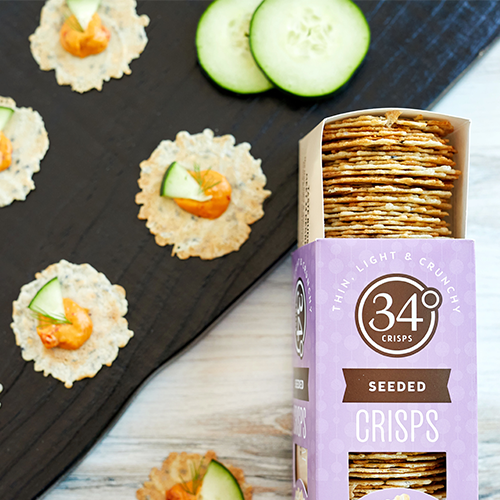 34 Degree 'Seeded Crisps' Crackers, Colorado