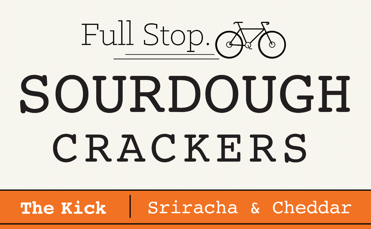 Full Stop Bakery Cheddar & Sriracha Sourdough Crackers, Colorado