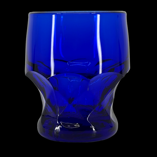 Flat Tumbler Georgian Cobalt Blue by MOSSER, United States