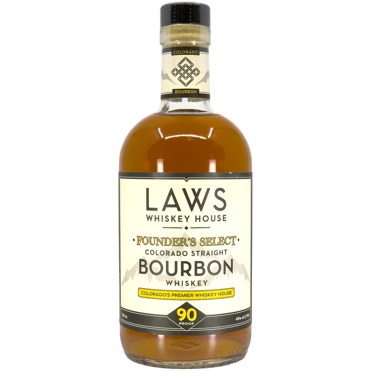 A.D. Laws Founders Select Straight Bourbon Whiskey, Colorado