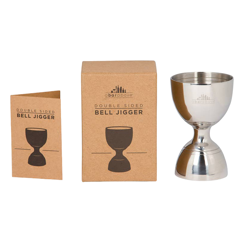 A Bar Above Stainless Steel Bell Jigger
