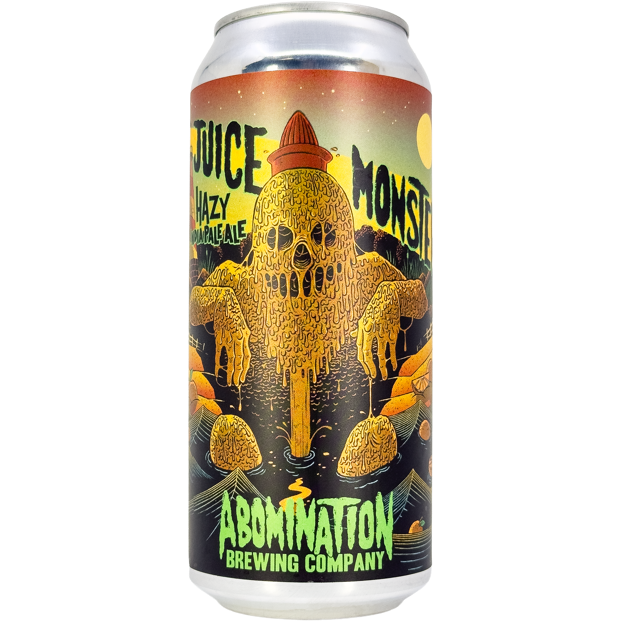 Abomination Brewing Co. 'Juice Monster' Hazy IPA Beer, Connecticut Wine Dispensary Abomination Brewing Co. 'Juice Monster' Hazy IPA Beer, Connecticut Wine Dispensary