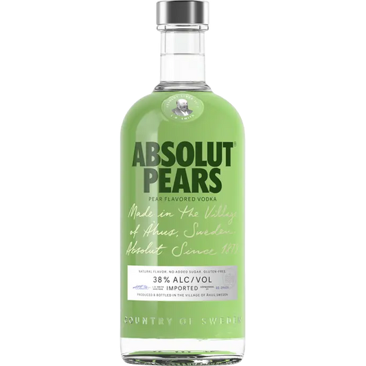 Absolut Pears Flavored Vodka, Sweden