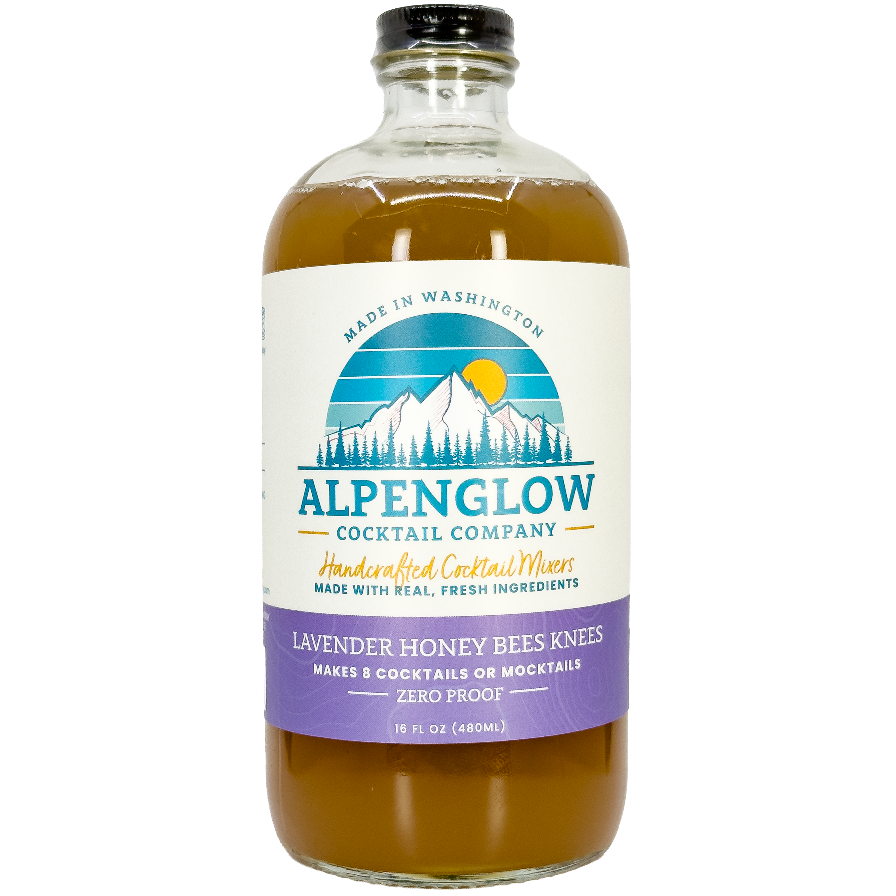 Alpenglow Cocktail Company Lavender Honey Bees Knees Cocktail Mix