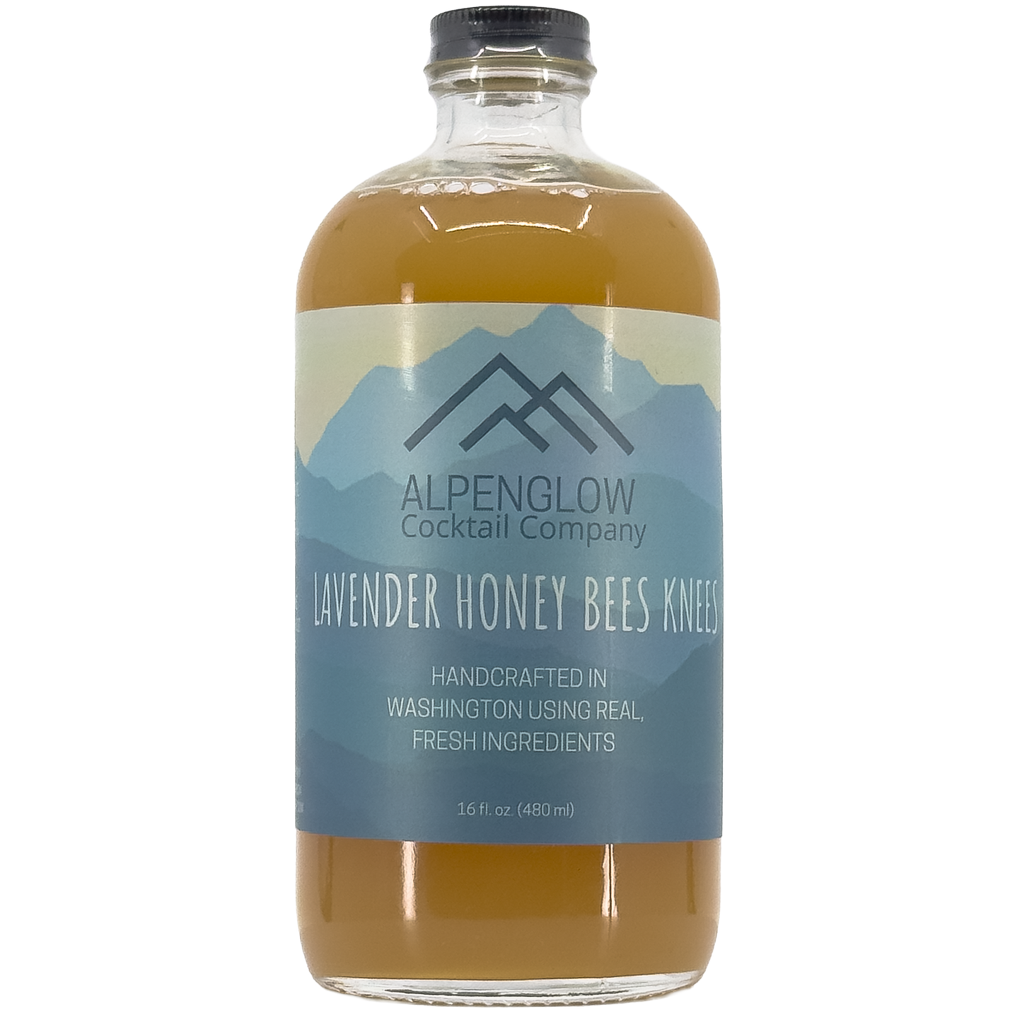 Alpenglow Cocktail Company Lavender Honey Bees Knees Syrup, Washington