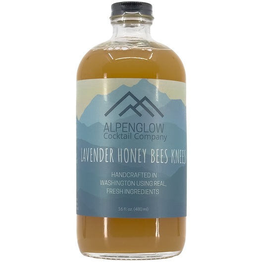 Alpenglow Cocktail Company Lavender Honey Bees Knees Syrup, Washington