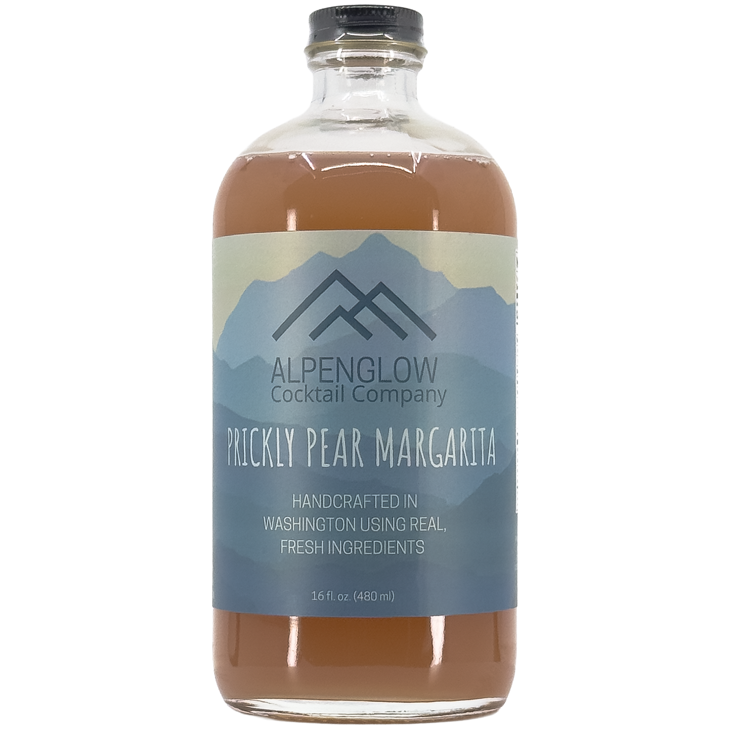 Alpenglow Cocktail Company Prickly Pear Margarita Syrup, Washington
