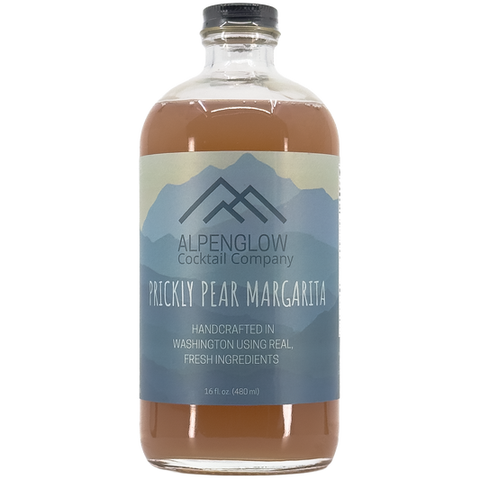 Alpenglow Cocktail Company Prickly Pear Margarita Syrup, Washington
