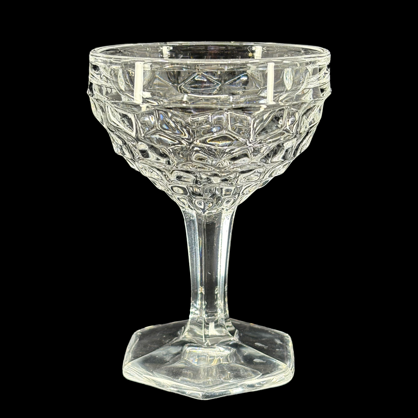 American Clear Tall Sherbet Glass by Fostoria