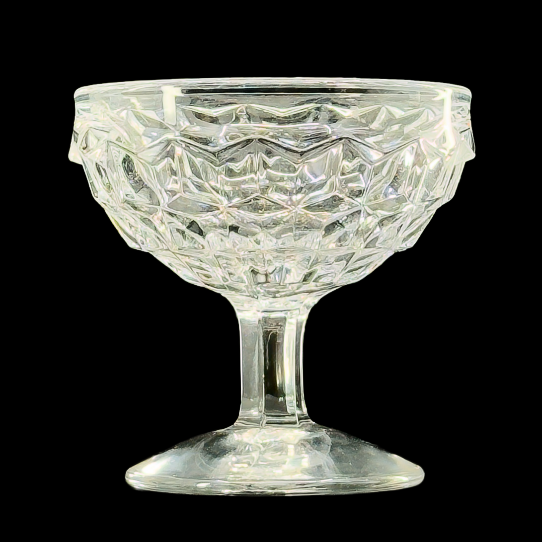American Clear Low Sherbet Glass by Fostoria
