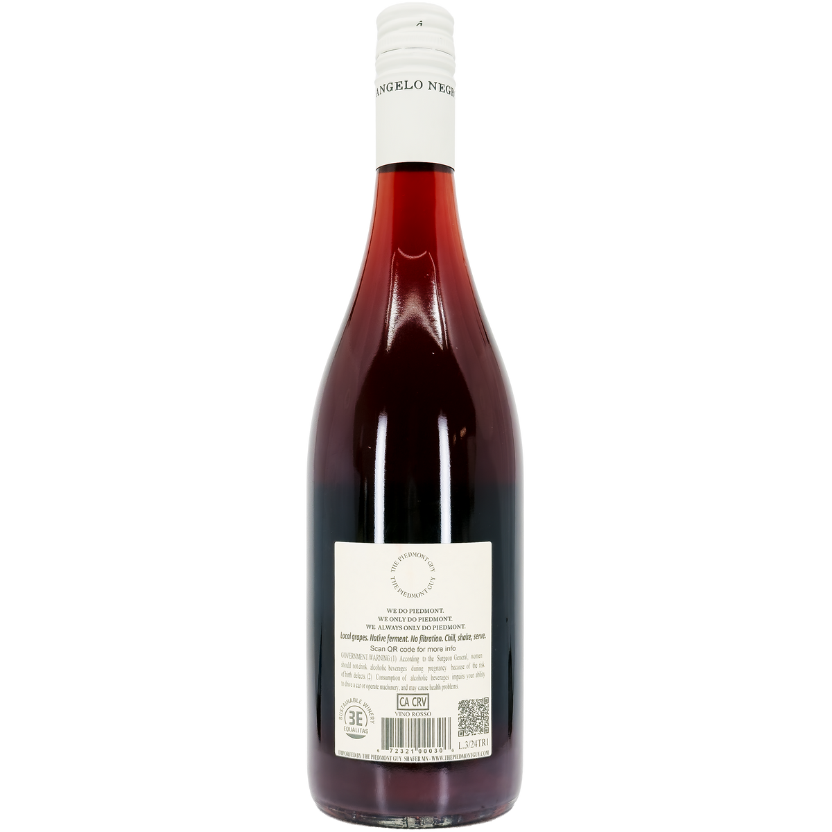 Angelo Negro Brachetto 'TPG Unfiltered', Piedmont, Italy