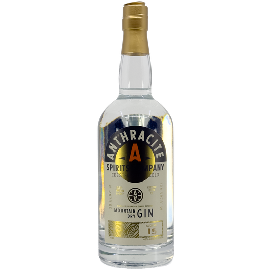 Anthracite Spirits Mountain Dry Gin, Colorado