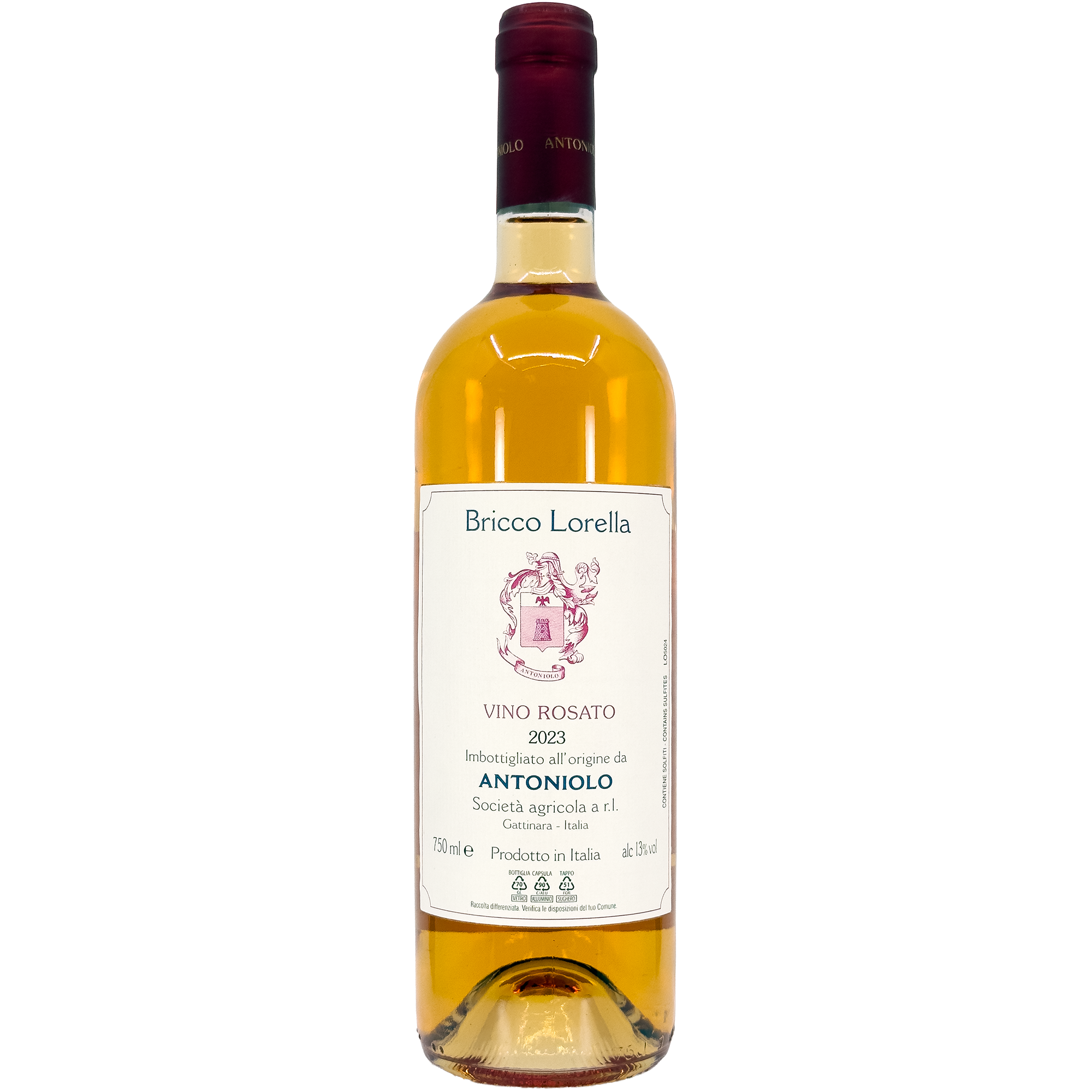 Antoniolo Bricco Lorella Rosato Coste della Sesia, Piedmont, Italy