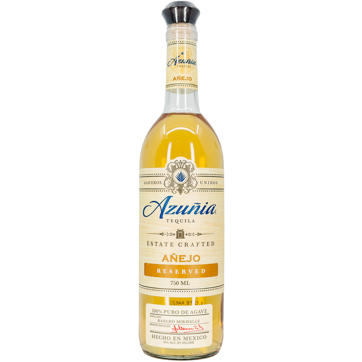 Azunia Tequila Anejo, Jalisco, Mexico