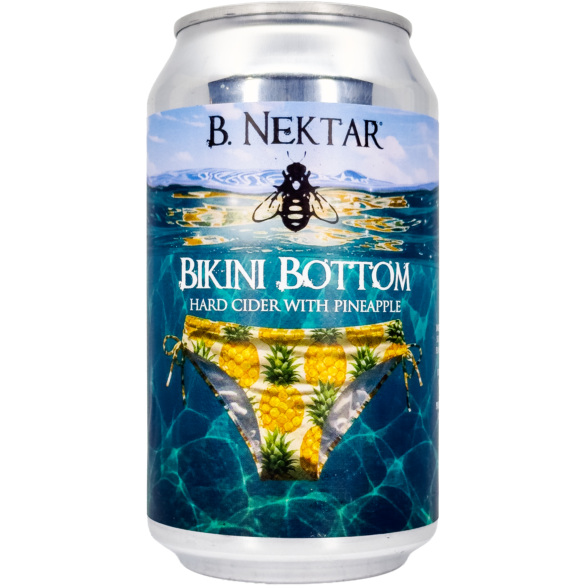 B. Nektar Meadery 'Bikini Bottom' Pineapple Cider, Michigan – Wine