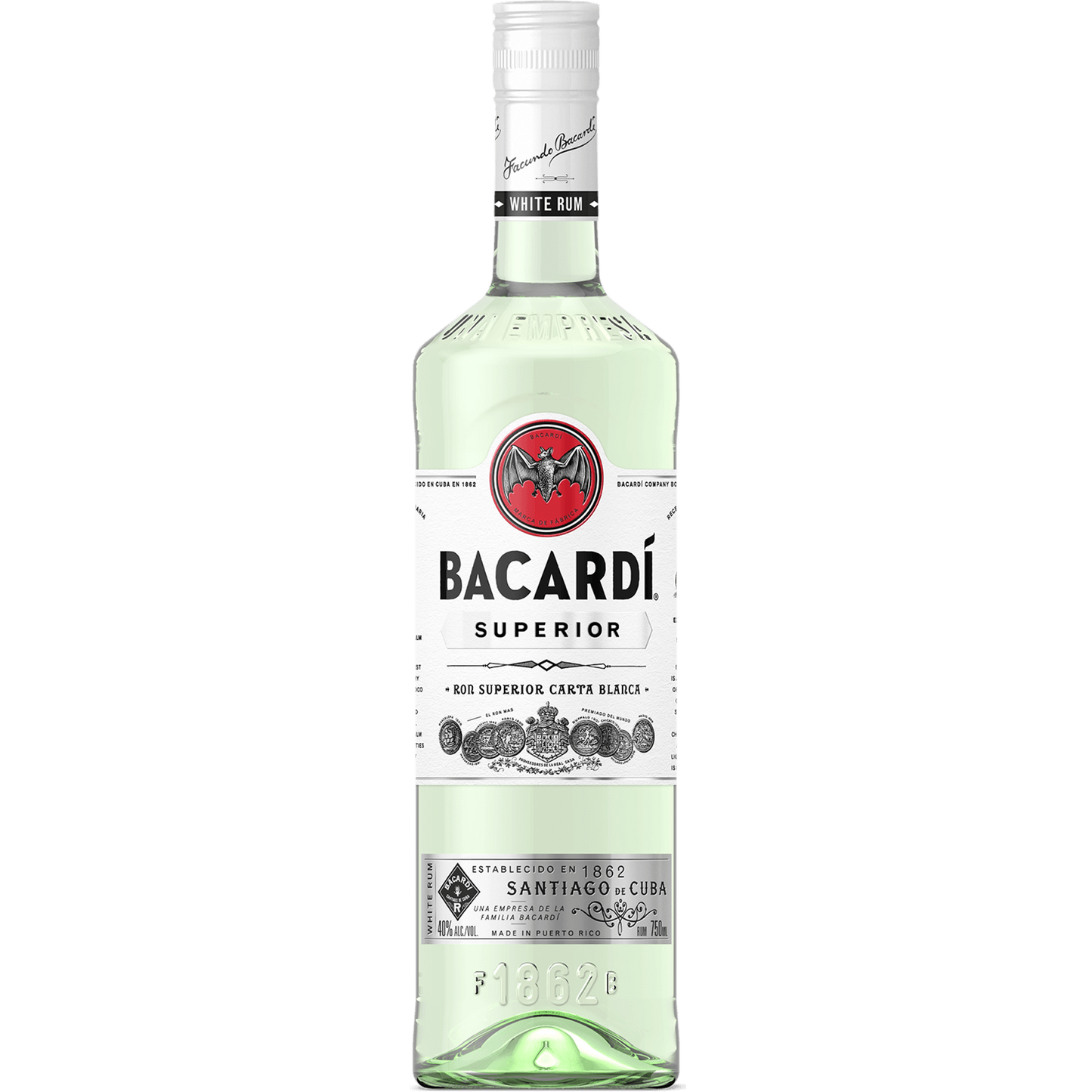 Bacardi Carta Blanca Superior White Rum, Puerto Rico