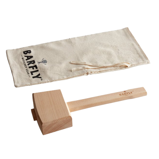 Barfly® 13.5" Wood Ice Mallet with Lewis Canvas Bag