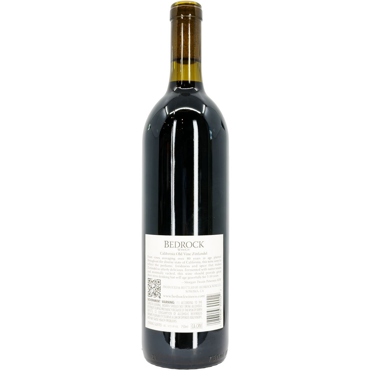 Bedrock Wine Co. Old Vine Zinfandel, Sonoma Valley, California