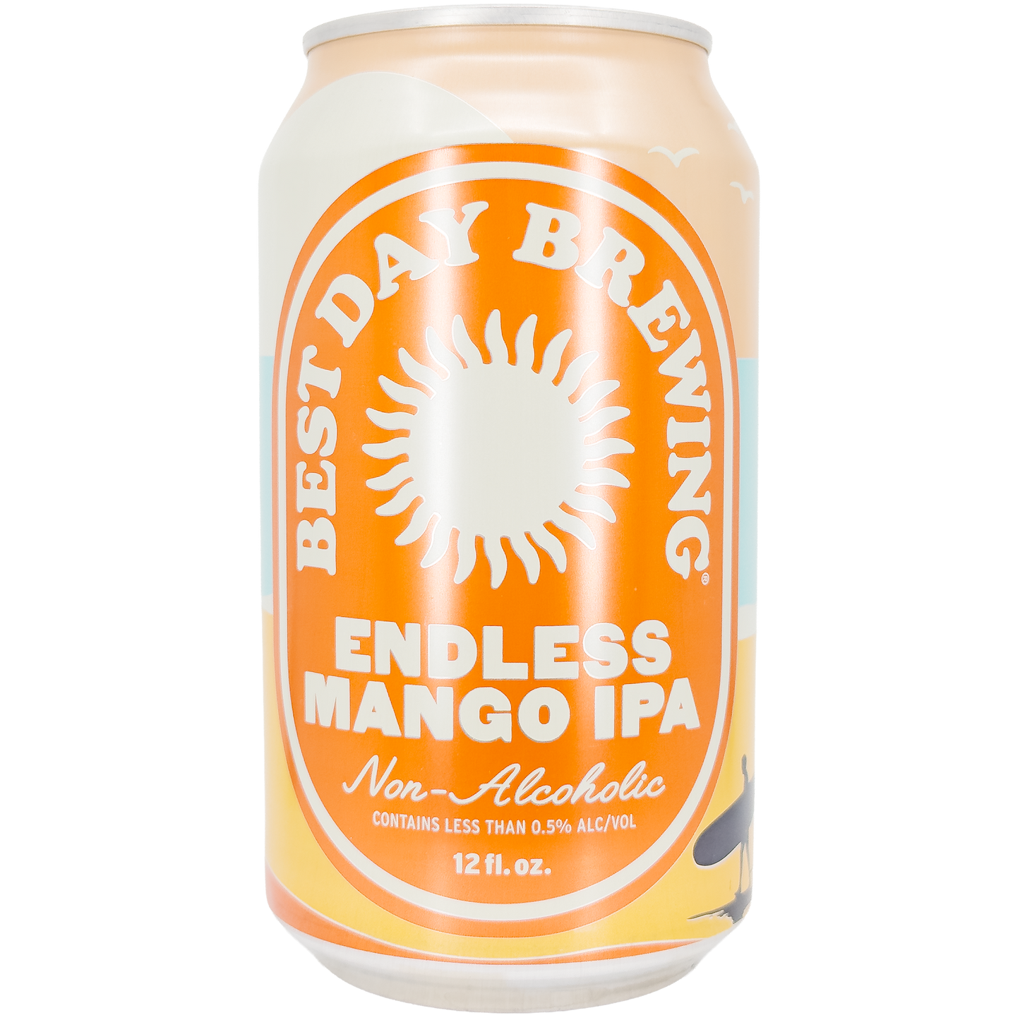 Best Day Brewing Non Alcoholic Endless Mango IPA, California