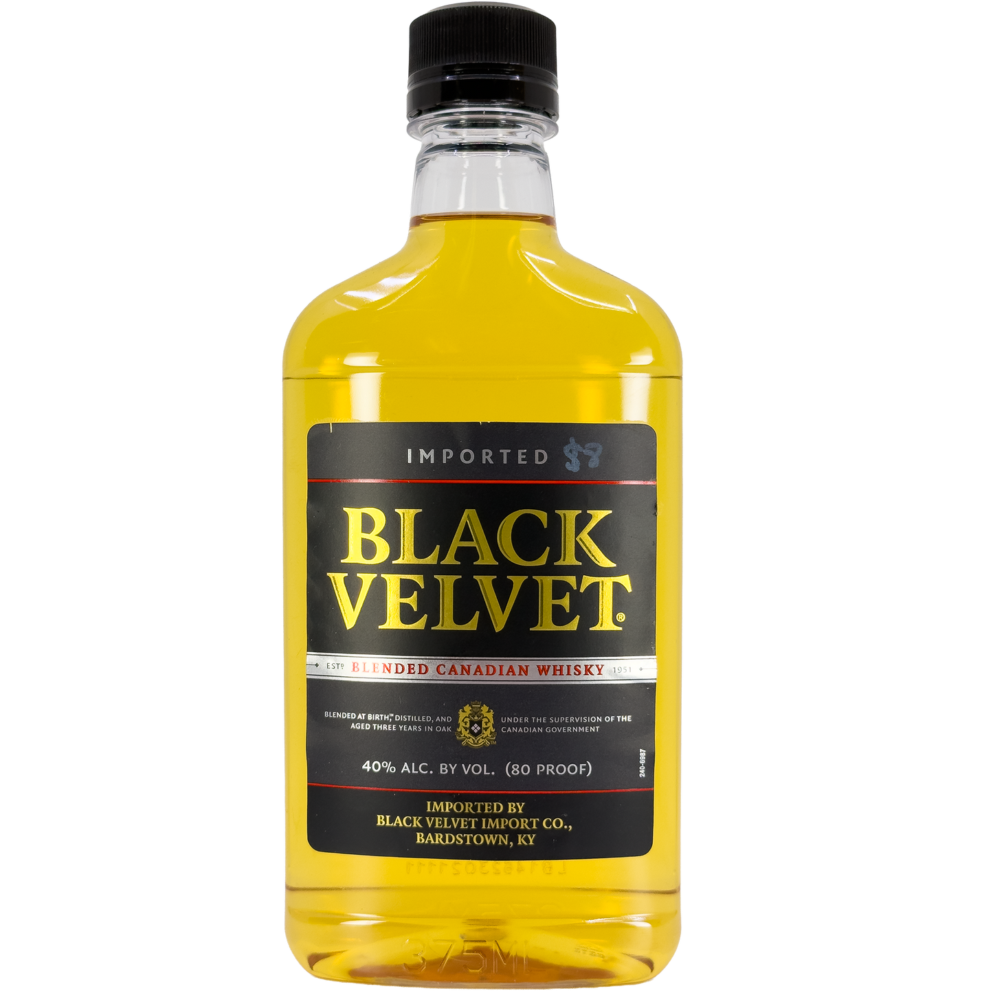 Black Velvet Blended Canadian Whisky, Canada