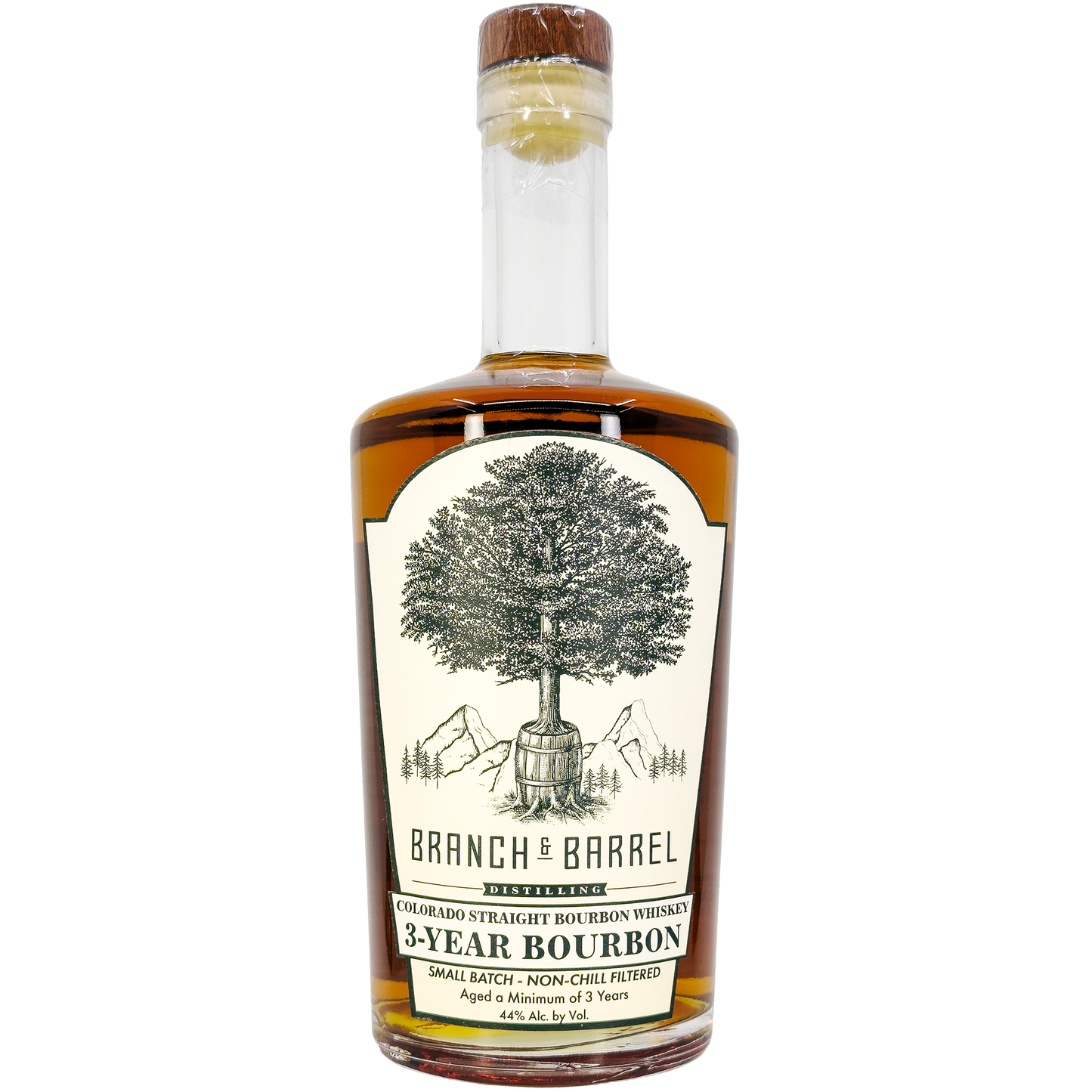 Branch & Barrel 3 Year Old Straight Bourbon Whiskey, Colorado