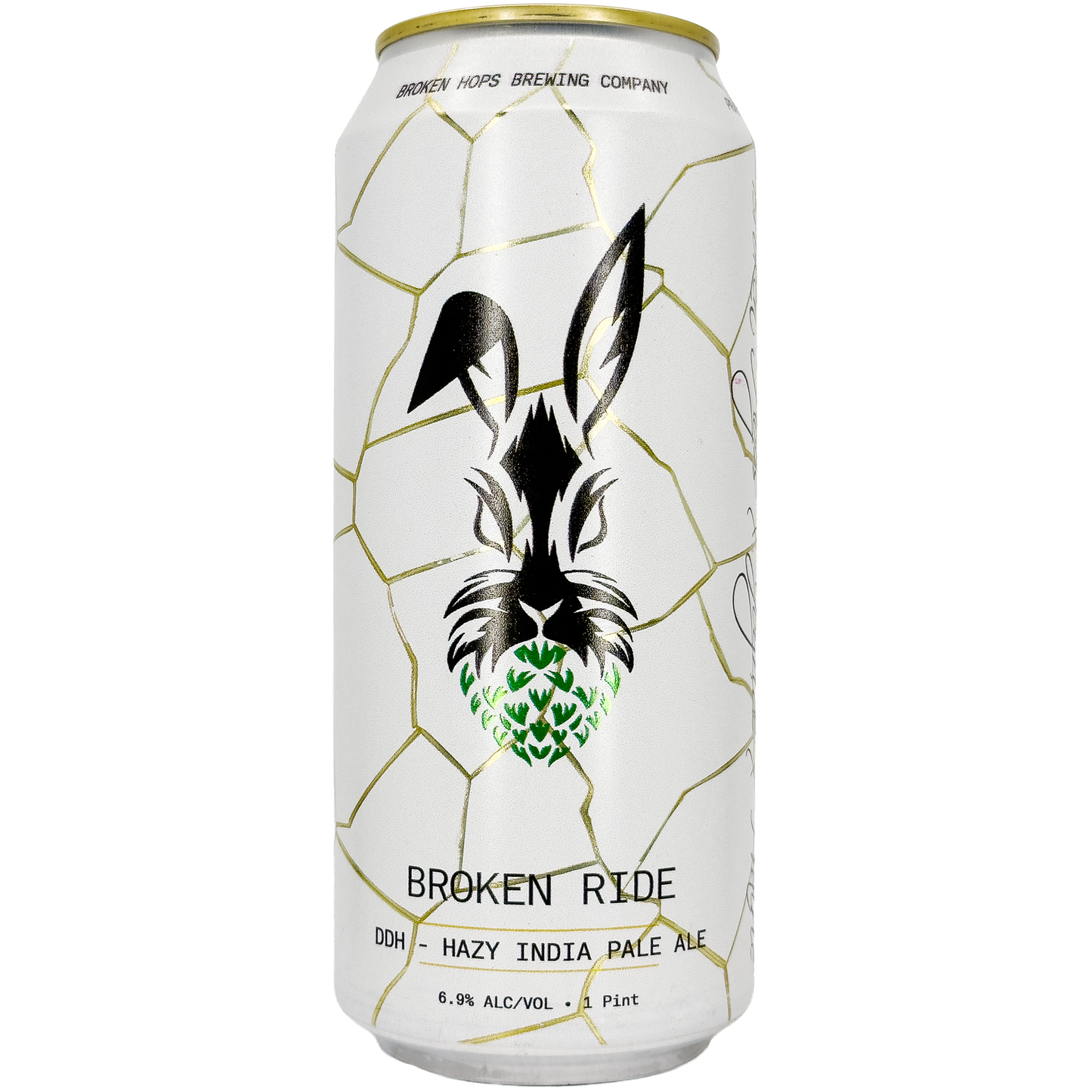 Broken Hops Brewing Co. x Joyride Brewing 'Broken Ride' Hazy IPA Beer, Colorado