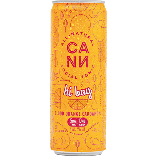 CANN 'Lo Boy' Blood Orange Cardamom Cannabis Social Tonic, California