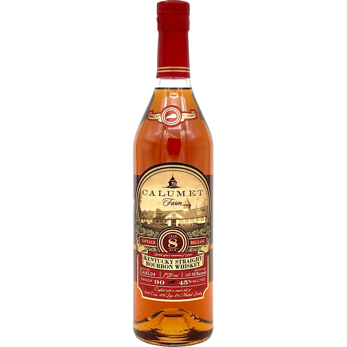 Calumet Farm 8 Year Old Kentucky Straight Bourbon Whiskey, USA