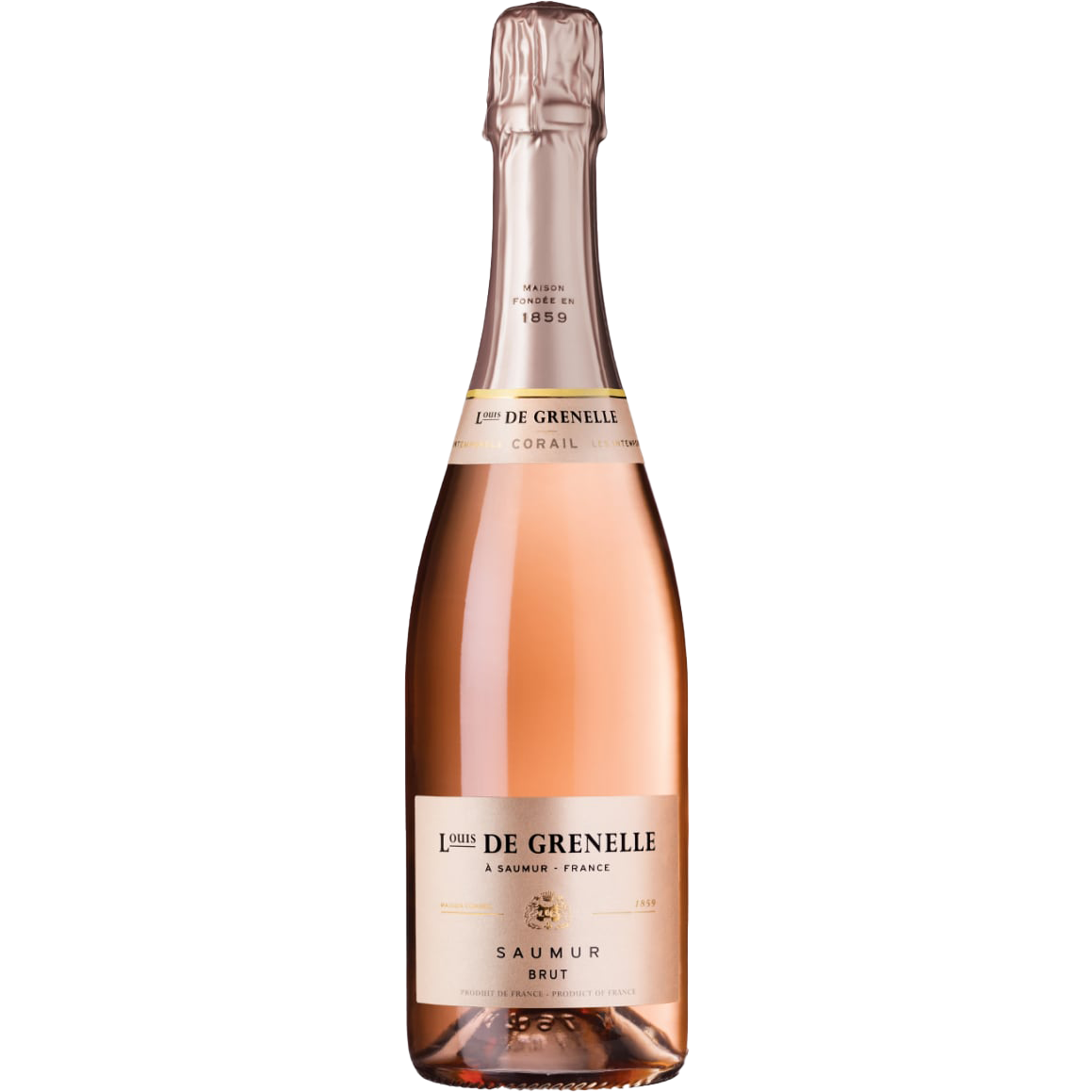 Caves Louis de Grenelle Saumur Corail Brut Rose, Loire, France