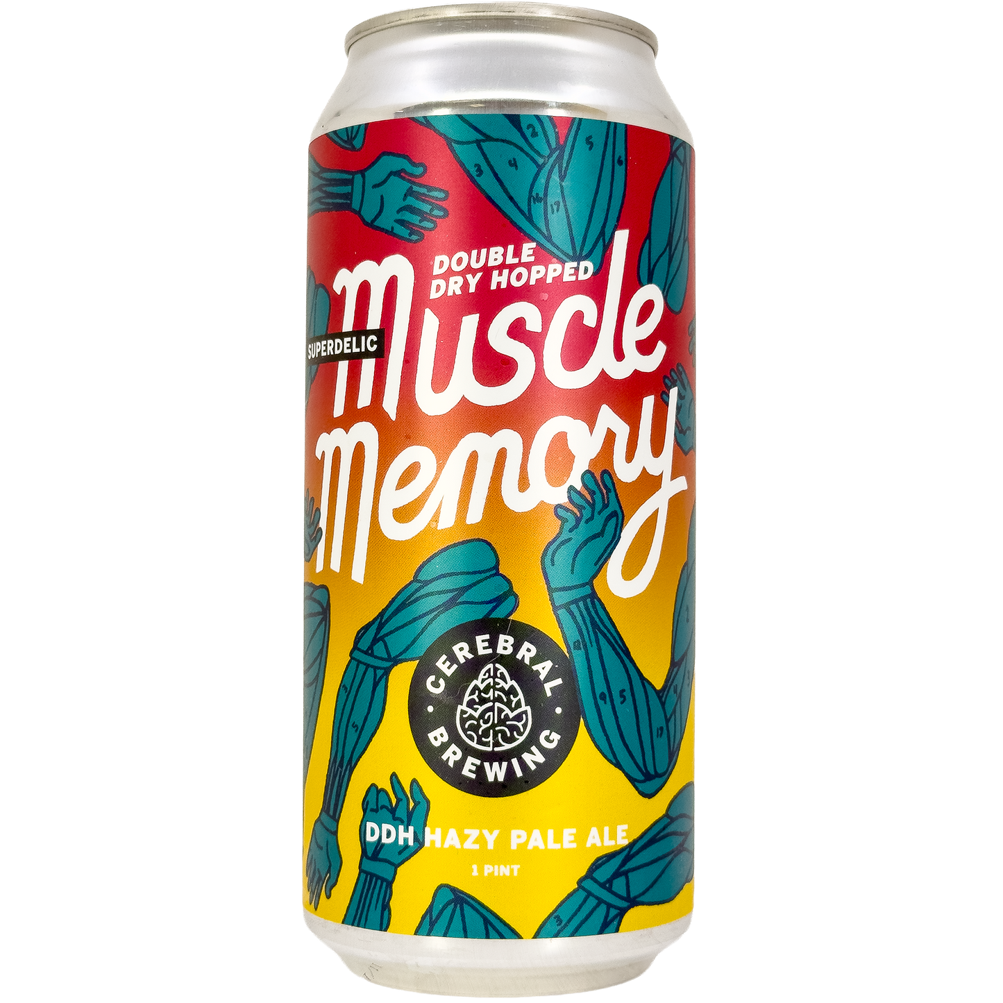 Cerebral Brewing 'DDH Muscle Memory' Double Dry Hopped Pale Ale Beer, Colorado