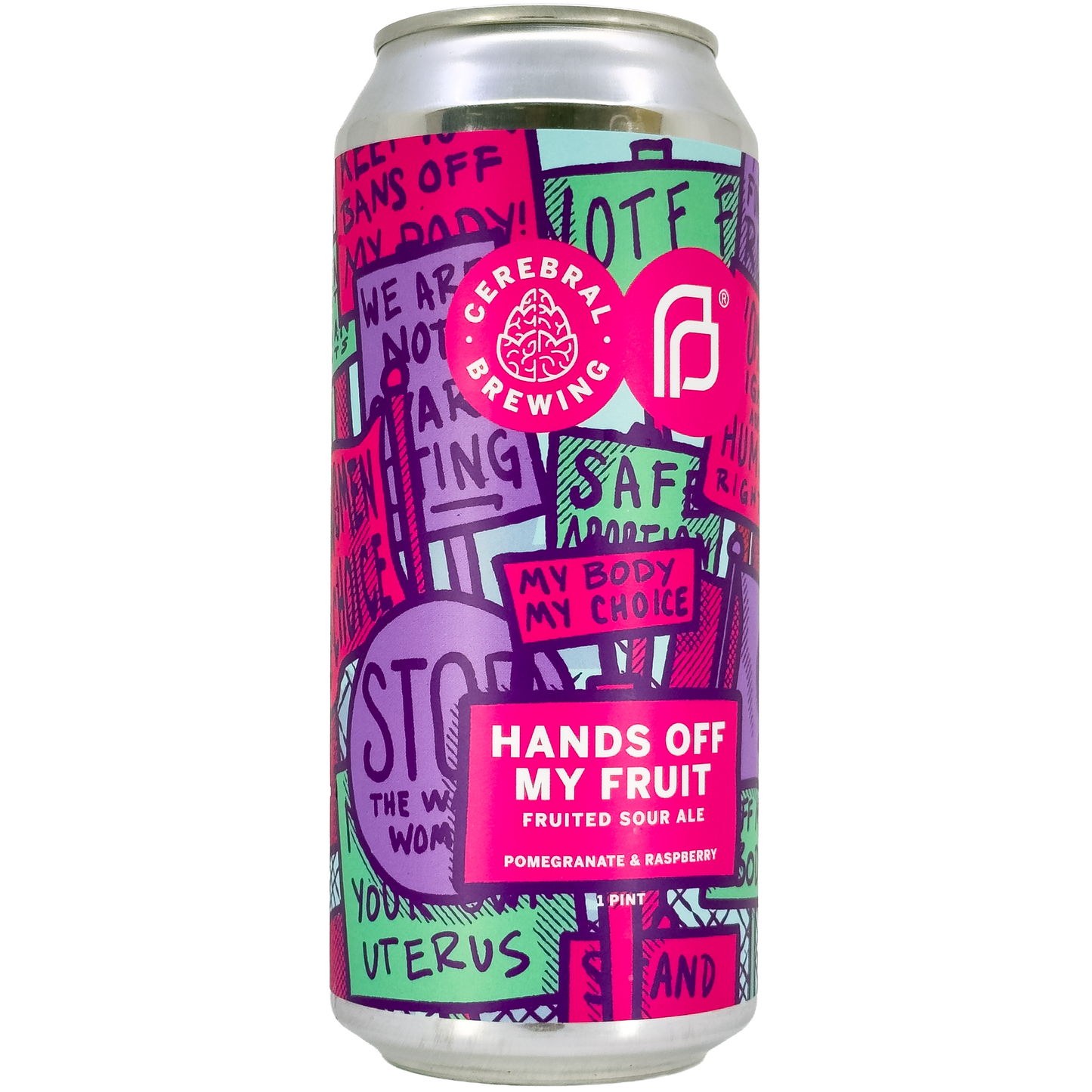Cerebral Brewing 'Hands off My Fruit' Fruited Sour Ale, Colorado