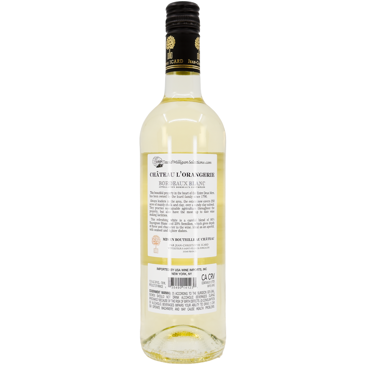 Chateau L'Orangerie Blanc, Bordeaux, France