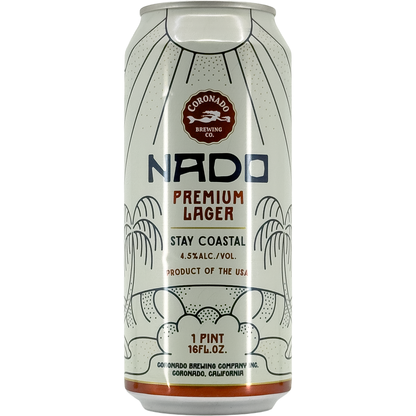Coronado Brewing Co. 'Nado' Super Dry Japanese Lager Beer, California