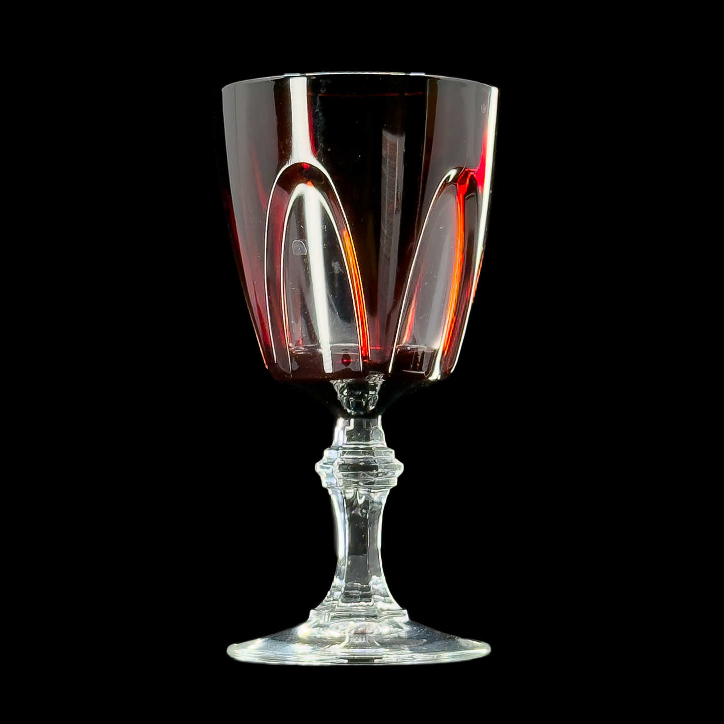 Gothic Wine Glasses by Cristal d'Arques, France