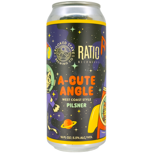 Crooked Stave x Ratio Beerworks 'A Cute Angle' West Coast Style Pilsner, Colorado